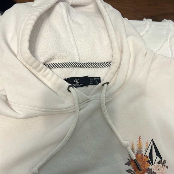 White Volcom Hoodie - Picture 3 of 3